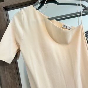 One shoulder midi Zara Dress M